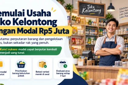 Memulai Usaha Toko Kelontong Rp5 Juta